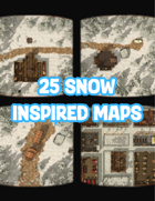 25 MAPS - FANTASY SNOW - JPG & VTT PACK