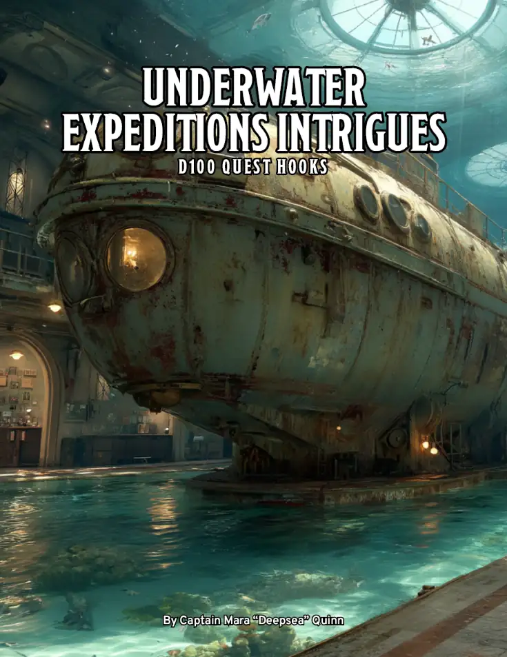 D100 Intrigues - Underwater Expeditions