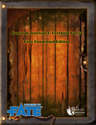 Sanctum Journals 1: Crypthold Fate: Condensed Edition