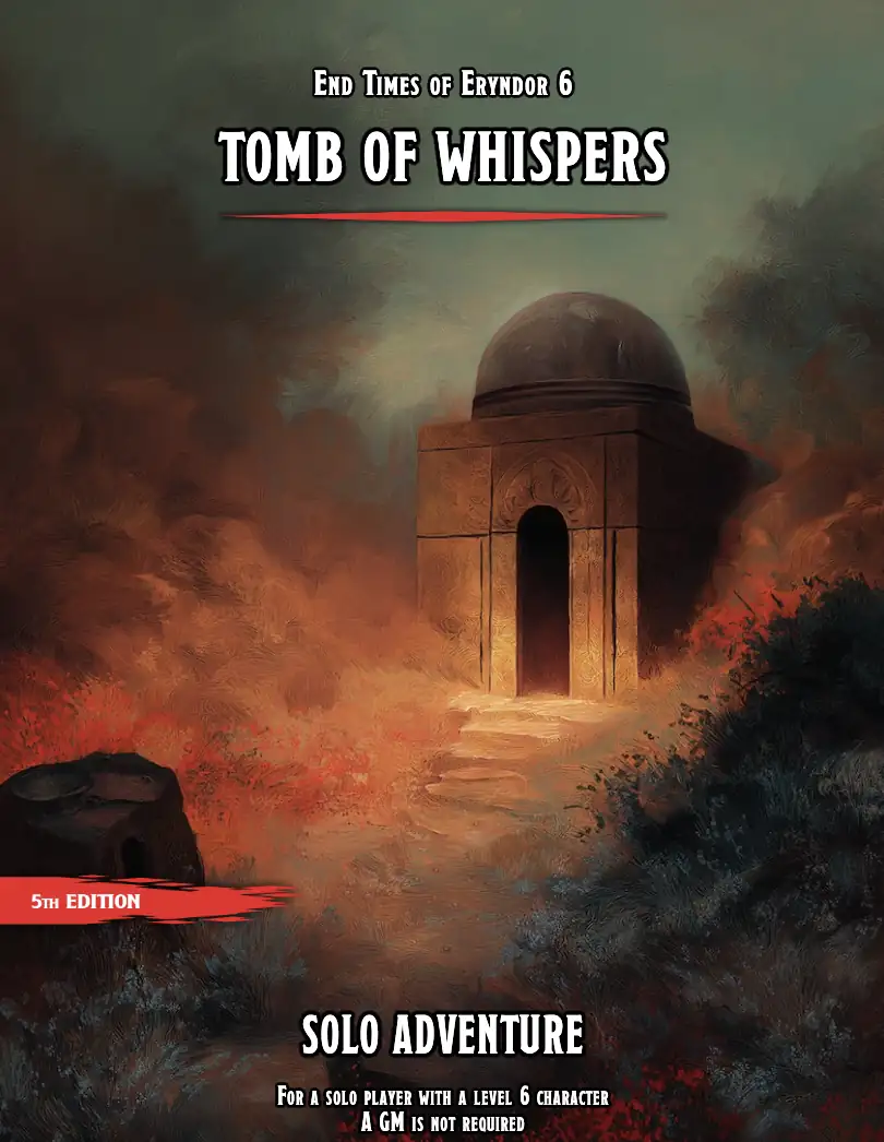 Cover of ET6 - Tomb of Whispers (Solo 5e Adventure)
