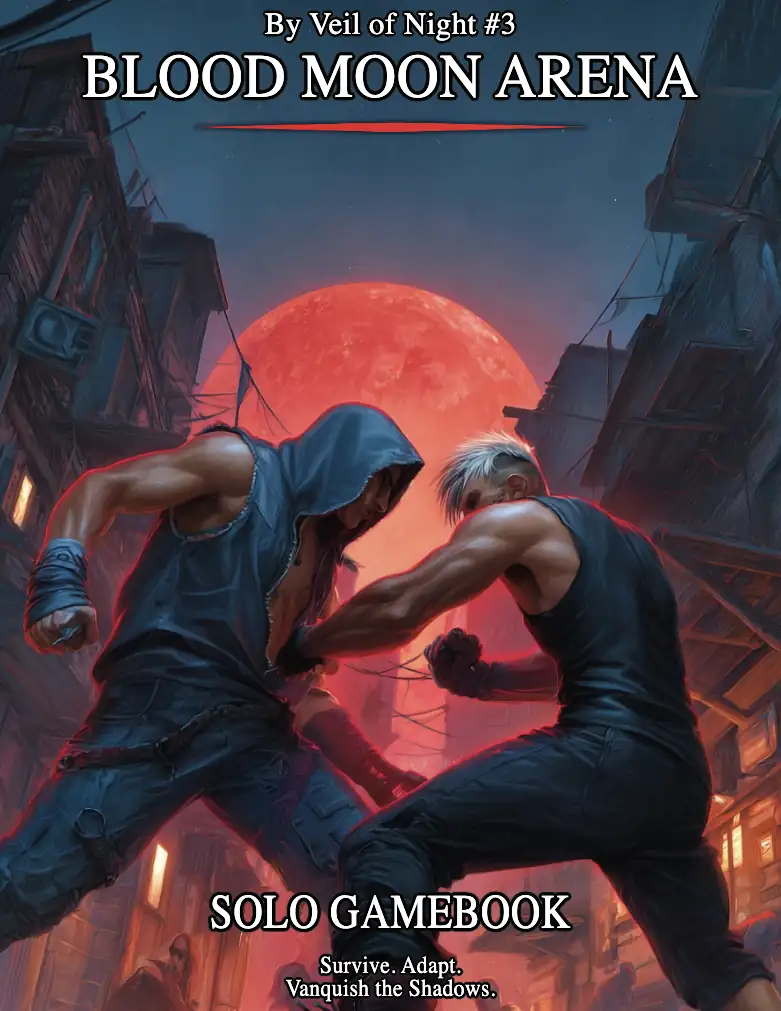 BVN3 - Blood Moon Arena (Solo Urban Fantasy Gamebook)