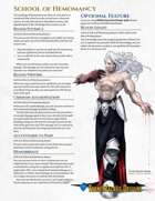 Wizard 5e: School of Hemomancy