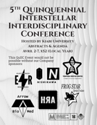 5th Quinquennial Interstellar Interdisciplinary Conference: A Mothership RPG in-universe zine
