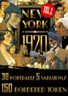 New York 1920s Vol.2.: Borders and Portraits VTT Tokens