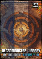 Necromancer's Library - VTT and Print Battlemap