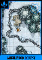 Snowy Forest Battlemap