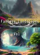 Stock art - 57 Fantasy Landscapes - Volume 1