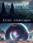 Stock art - 78 Alien Landscapes - Volume 1