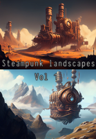 Stock art - 48 Steampunk Landscapes - Volume 1
