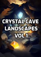 Stock art - 48 Crystal Cave Landscapes - Volume 1