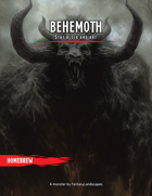 Behemoth - Creature Stat Blocks and Art