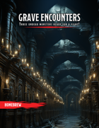 Grave Encounters - Three undead monsters ready for a fight! - Spectral Warden, Shadowbound Scribe, Phantasmal Tombstalker