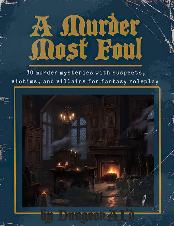 A Murder Most Foul - DungeonAI'd | DungeonAI'd | DriveThruRPG