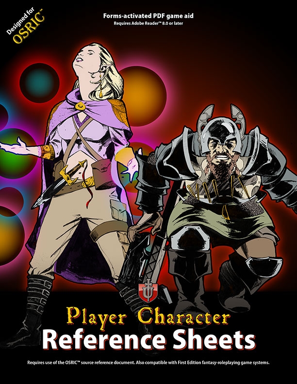 Player Character Reference Sheets - Usherwood Publishing | Grab Bag ...