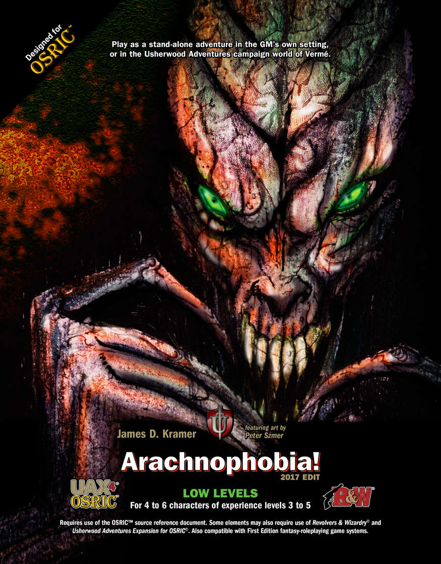 Cover of Arachnophobia! [2017 edit]