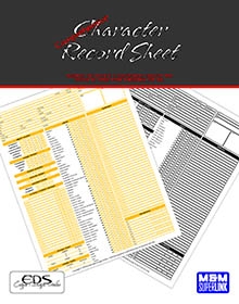 Comprehensive Character Record Sheet - Aegis Creative | DriveThruRPG