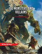 100 (+4) Monsters & Villains for 5e!