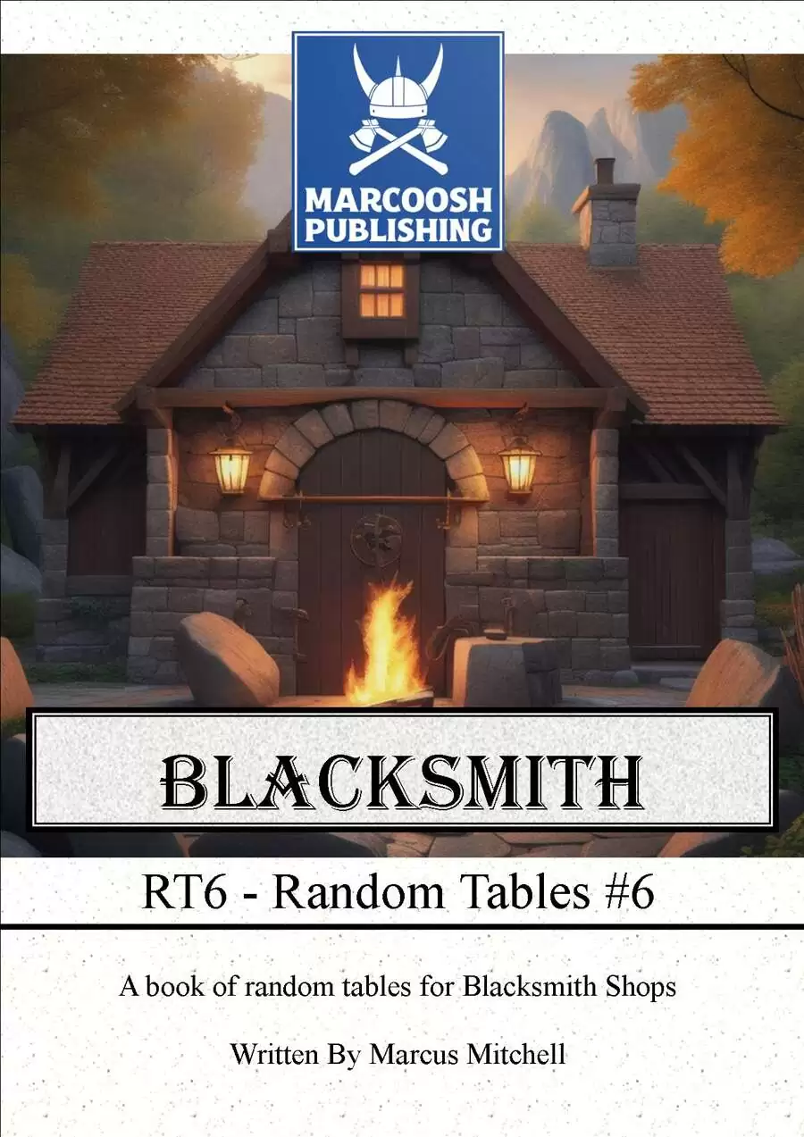 Random Tables #6 -Blacksmith 1