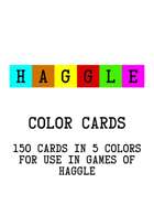 Haggle Color Cards