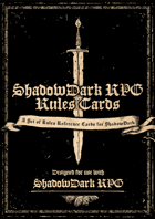ShadowDark Rules Reference Cards