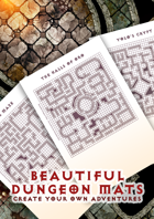 Beautiful Dungeon Mats - Create your Own Adventures
