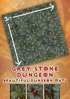 Beautiful Dungeon Mats - Grey Stone Dungeon