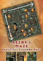 Beautiful Dungeon Mats - Rezor's Maze