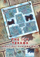 Beautiful Dungeon Mats - The Icy Terror