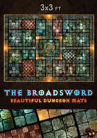 Beautiful Dungeon Mats - The Broadsword