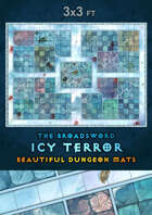 Beautiful Dungeon Mats - The Broadsword - Icy Terror