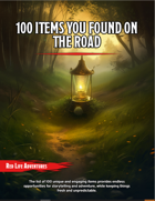 D100 ITEMS YOU FOUND ON THE ROAD