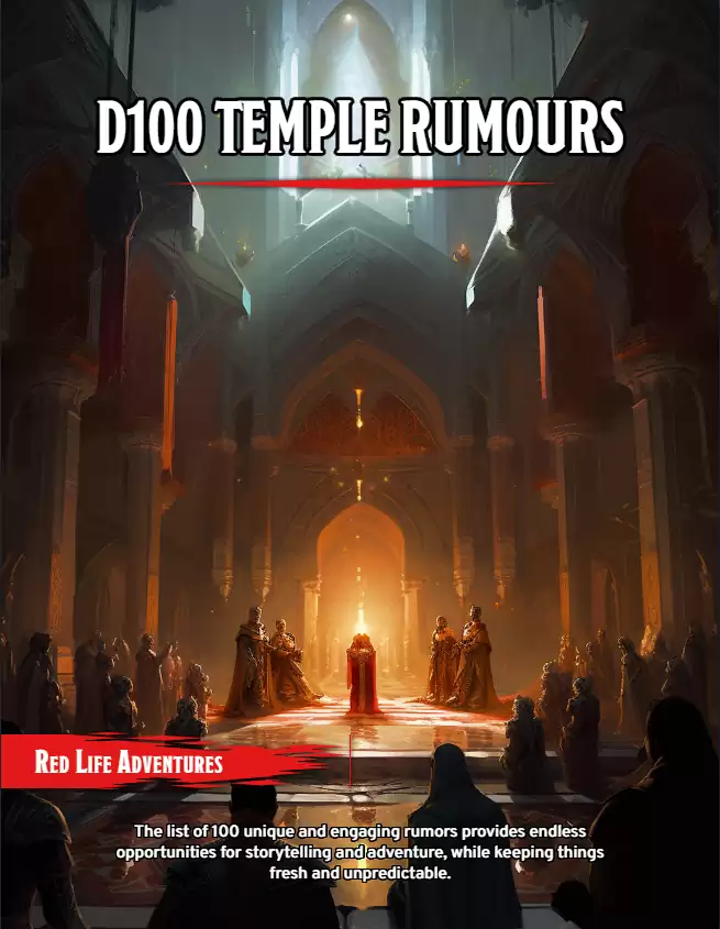 Cover of D100 Temple Rumours