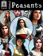 Tokens: 20 female peasants / commoners