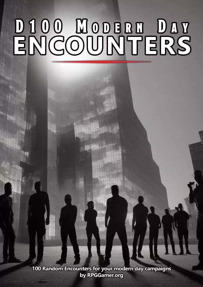 D100 Modern Day Encounters