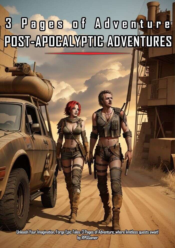 3 Pages Of Adventure Post Apocalyptic Adventures Rpggamer Pages Of