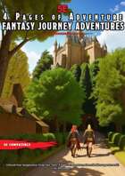 4 Pages of Adventure: Fantasy Journey Adventures