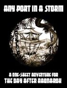 One Sheet - Any Port In A Storm (Savage Worlds)