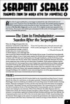 Serpent Scales #4: The Lion in Fimbulwinter - Sweden (Savage Worlds)