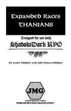 Expanded Races: Thanians - A Shadowdark Supplement