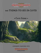 100 Things to Find in Caves - Supplement for Zweihander RPG