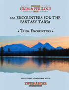 100 Encounters for the Fantasy Taiga - Supplement for Zweihander RPG