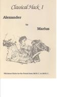Classical Hack I:   Alexander to Marius