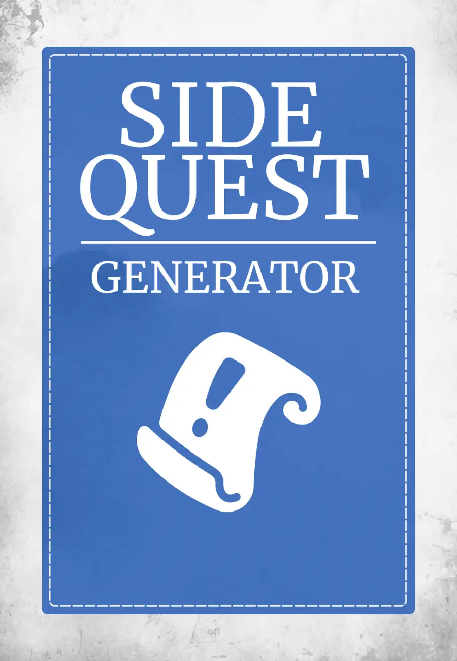 GM Resource Side Quest Generator Wytchin Hour DriveThruRPG