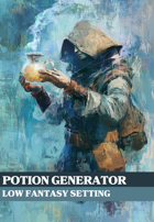 Potion Generator Low Fantasy Setting