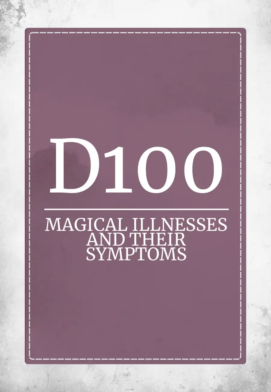 D100 Magical Illnesses and Their Symptoms
