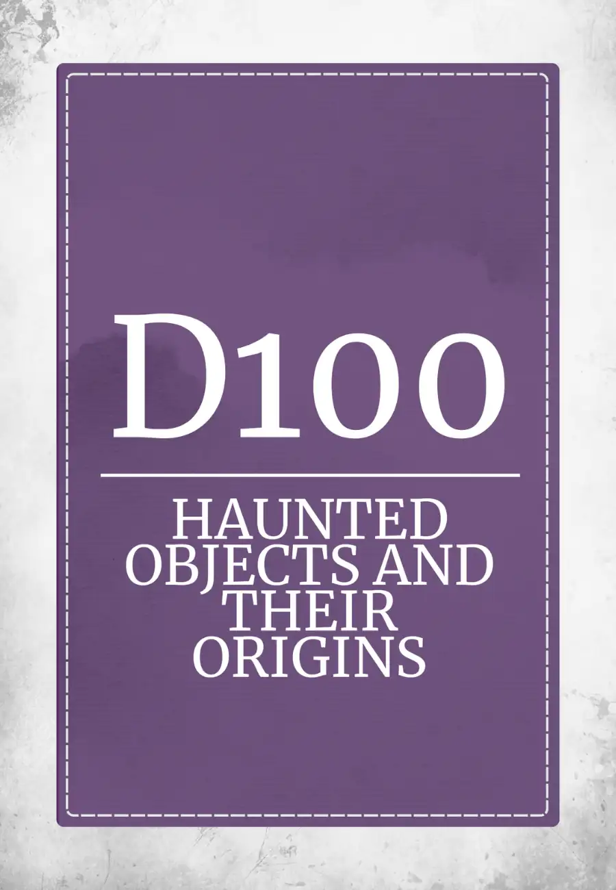 D100 Haunted Objects and Their Origins