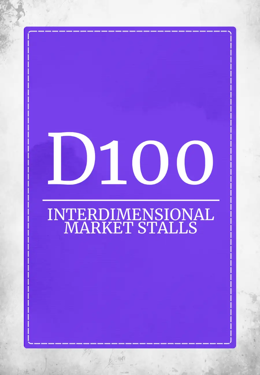 Cover of D100 Interdimensional Market Stalls
