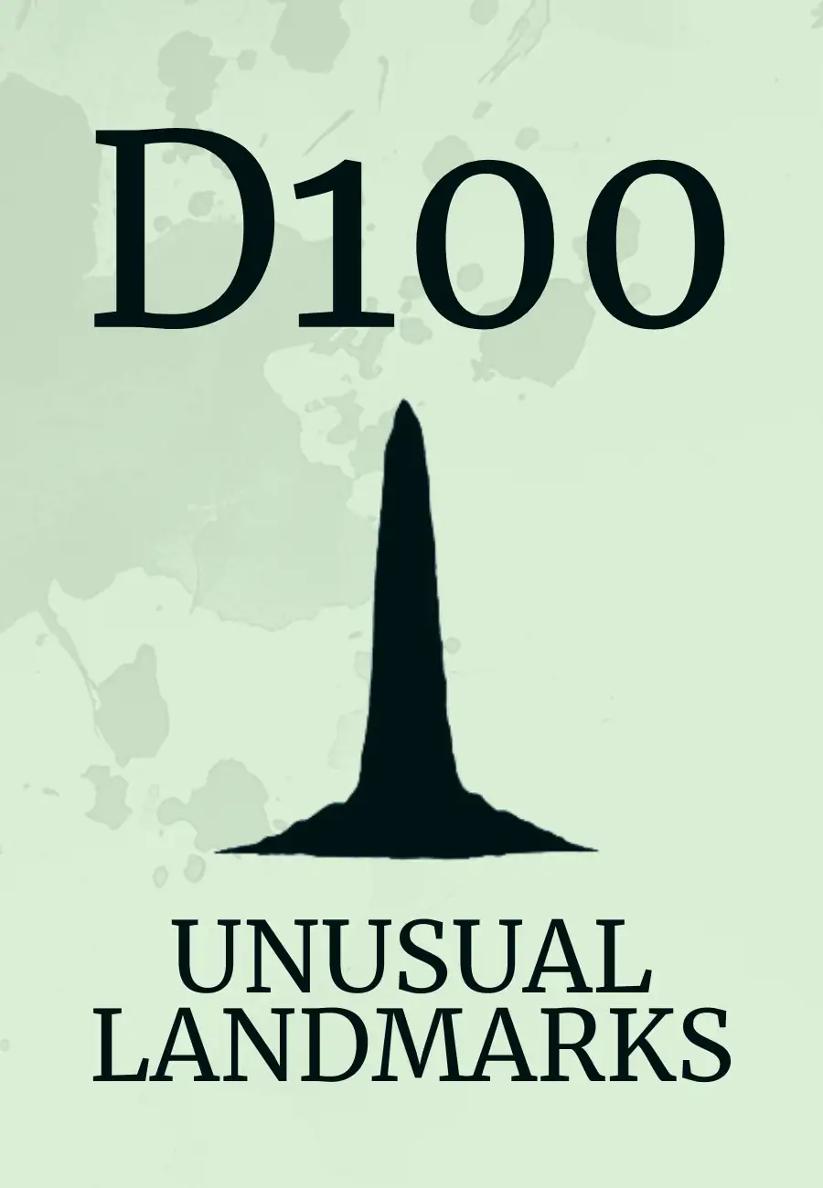 D100 Unusual Landmarks