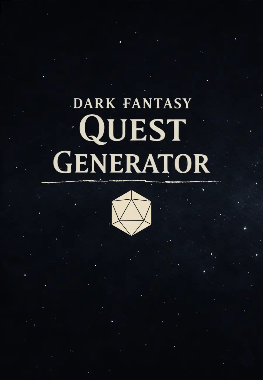 Dark Fantasy Quest Generator