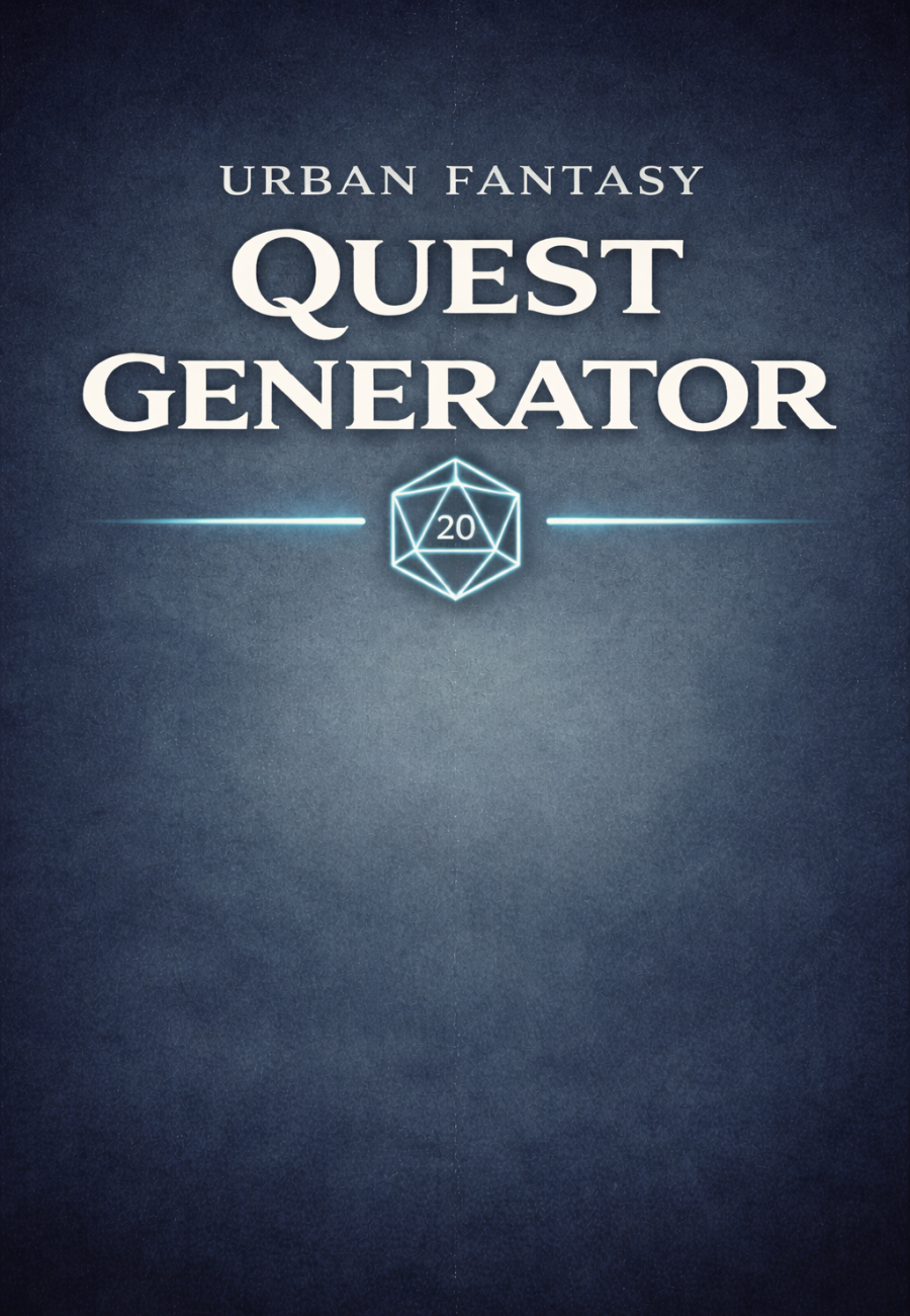Urban Fantasy Quest Generator - Wytchin Hour | DriveThruRPG